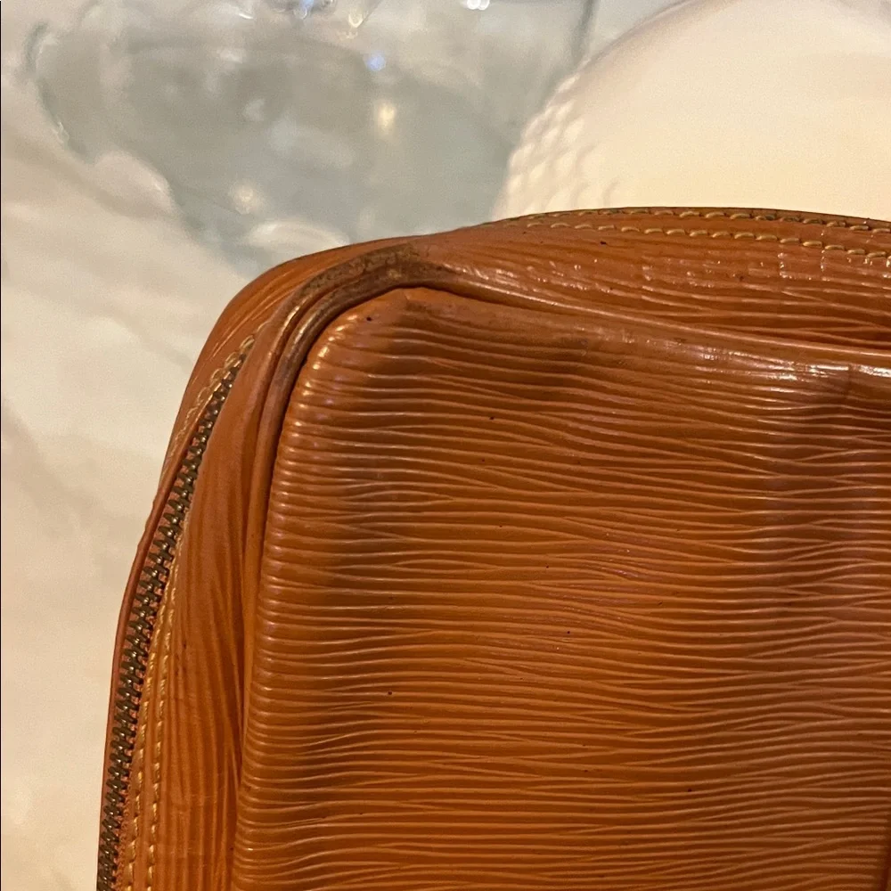 Louis Vuitton Brown Epi Document/Laptop Bag